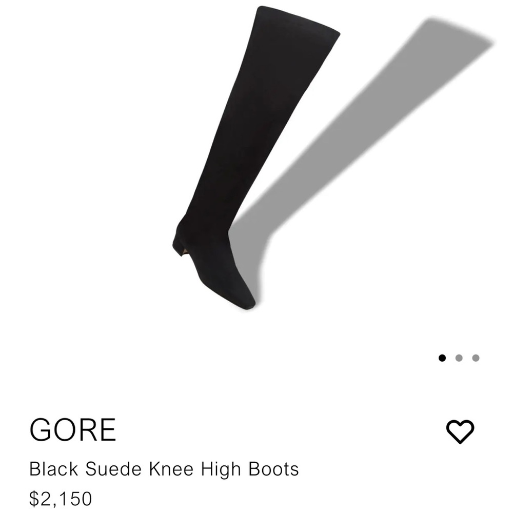Manolo Blahnik Black Suede over-theKnee Boots
